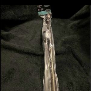 Kenny Decorative Curtain Rod set 28”x48” Gun metal color .